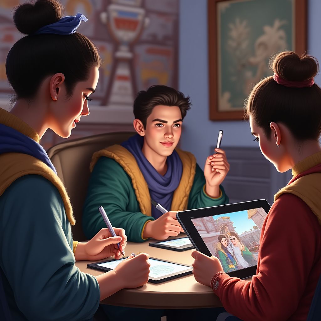 Art department concept work